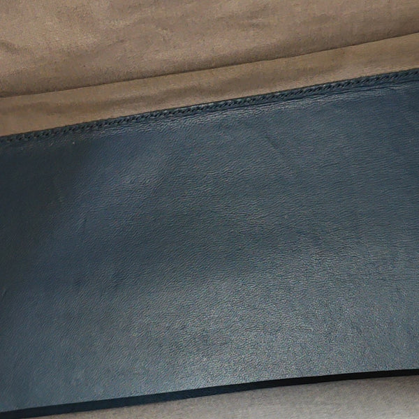 Calfskin Shoulder Bag Blue