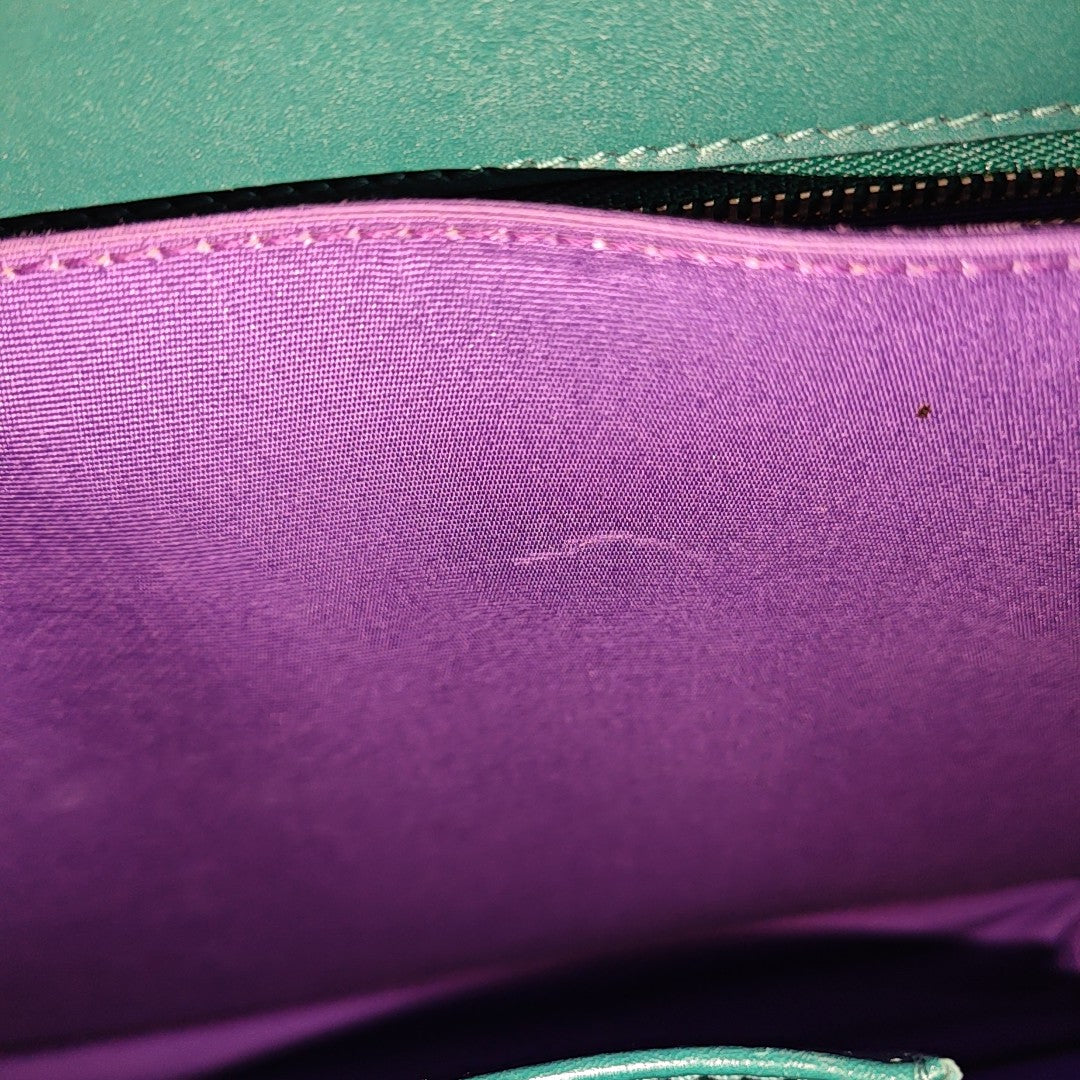SERPENTI FOREVER Medium Calfskin Green