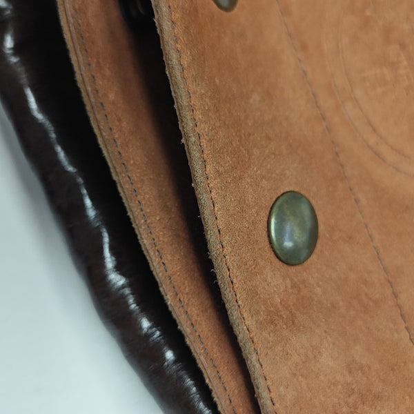 Suede Shoulder Bag Brown