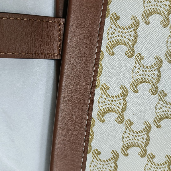 COUFFIN Large Coated Canvas White