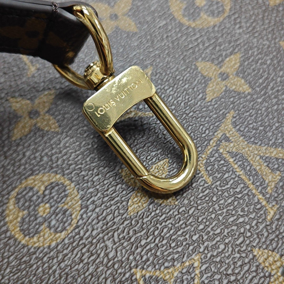 MÉTIS MM Monogram Coated Canvas Brown