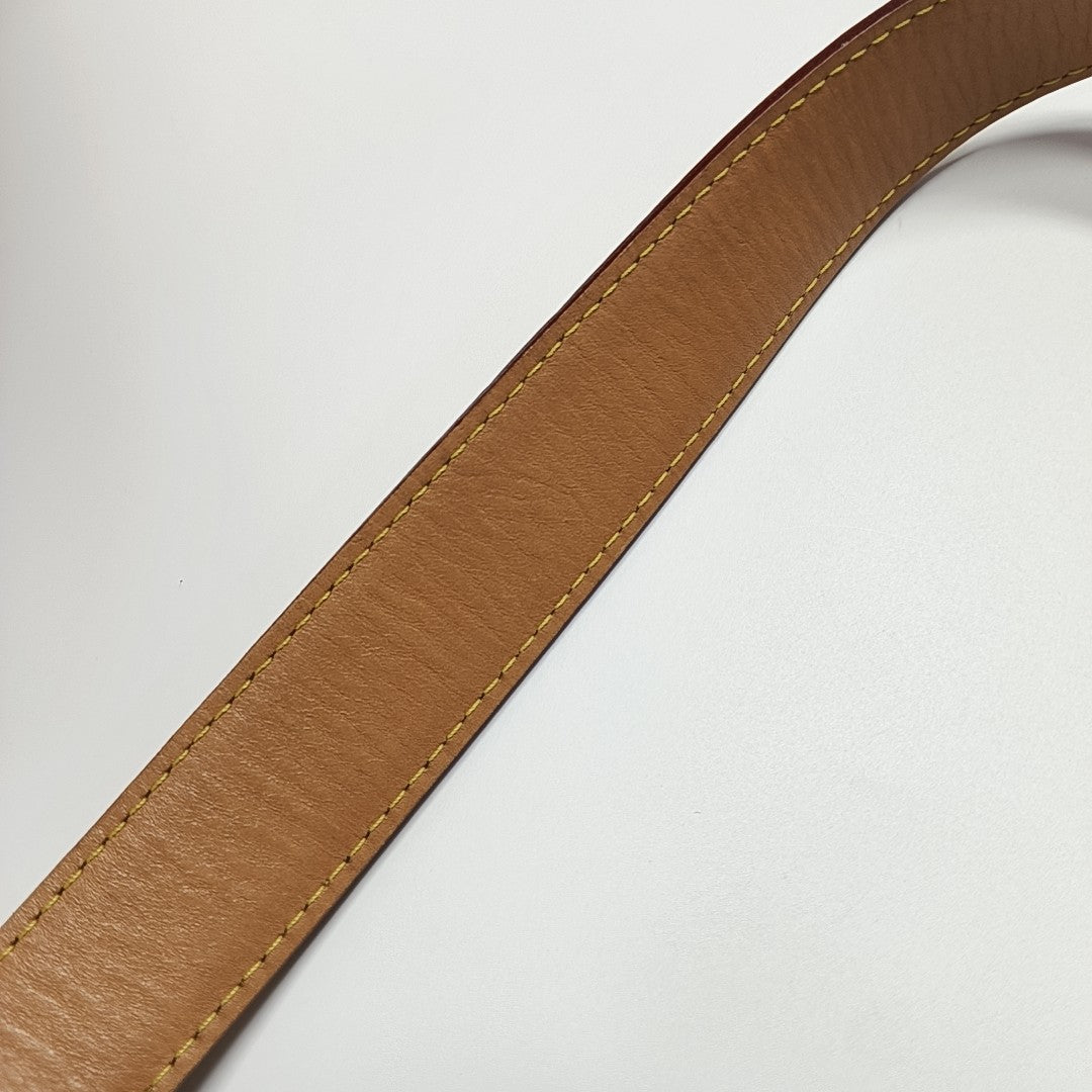 TAMBOURINE Monogram Coated Canvas Brown
