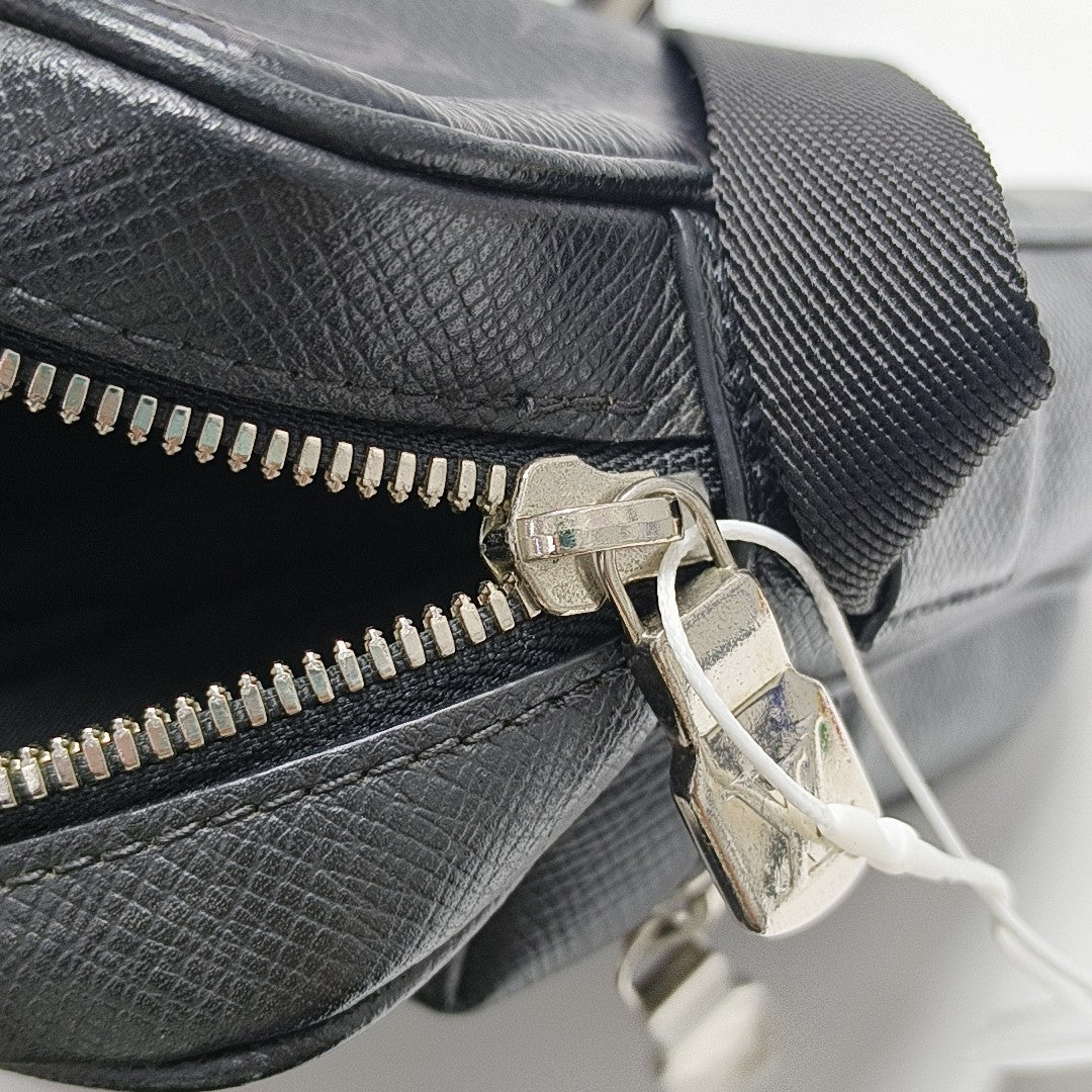 OUTDOOR PM Monogram Coated Canvas Black