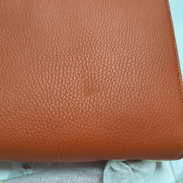 Interlocking G Large Calfskin Orange