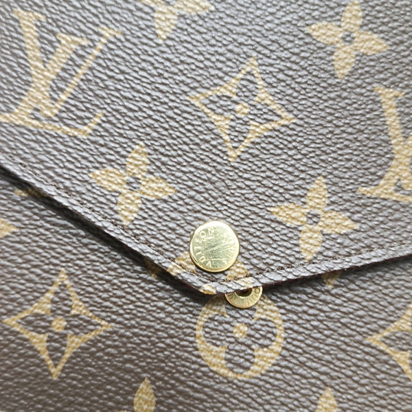 FÉLICIE Monogram Coated Canvas Brown