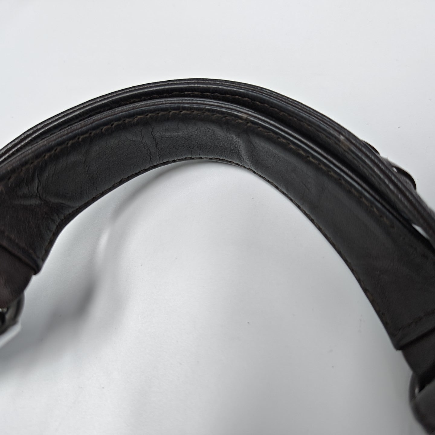 Calfskin Top Handle Bag Brown