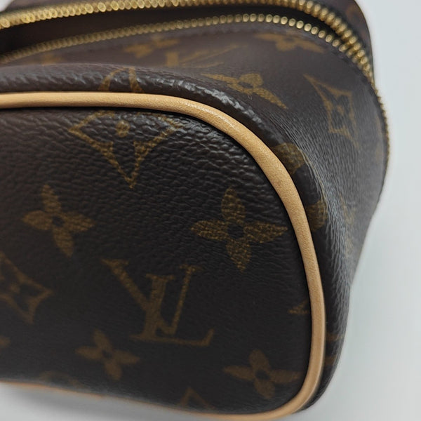 NICE Super Mini Monogram Coated Canvas Brown