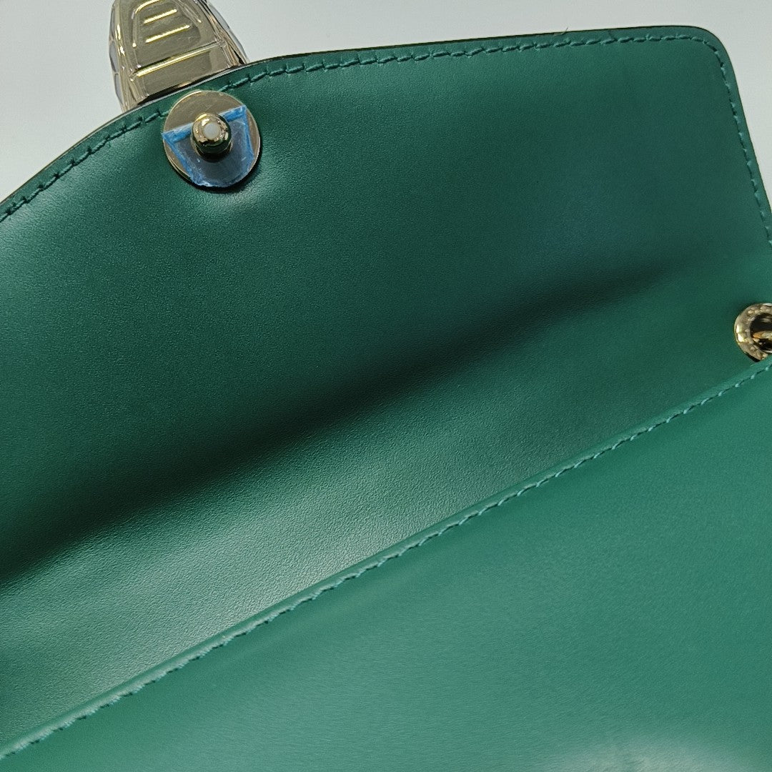SERPENTI FOREVER Small Calfskin Green