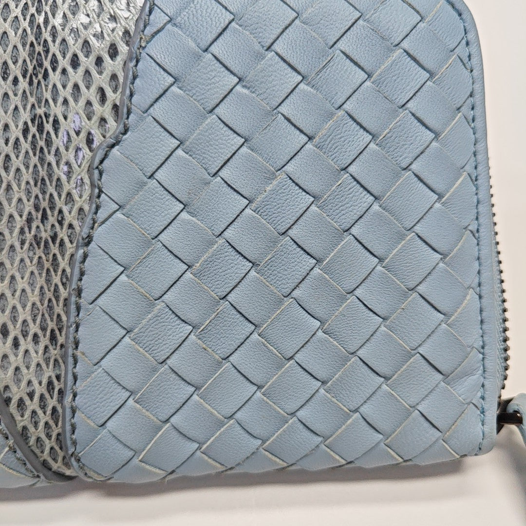 Lambskin Wallet Blue