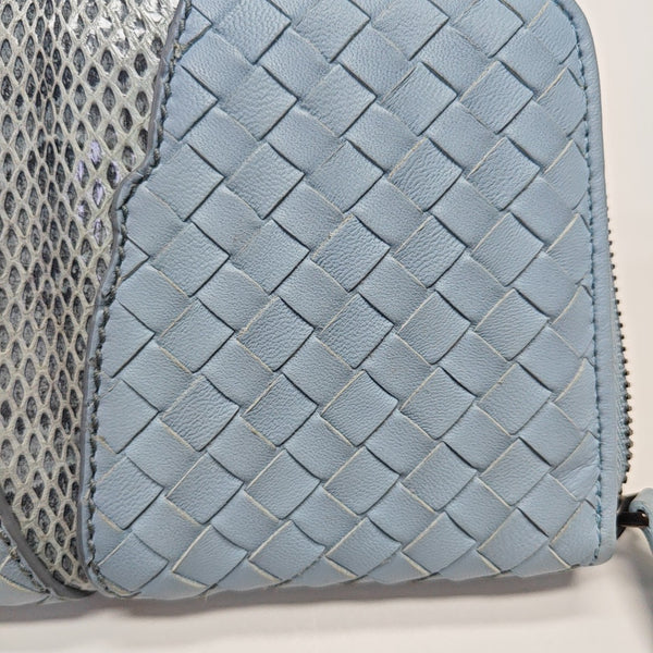 Lambskin Wallet Blue