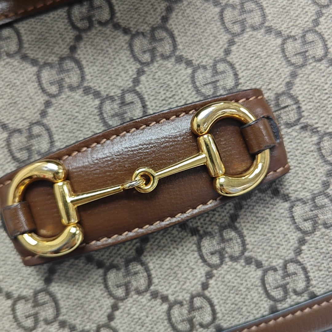 Horsebit 1955 Mini Coated Canvas Beige