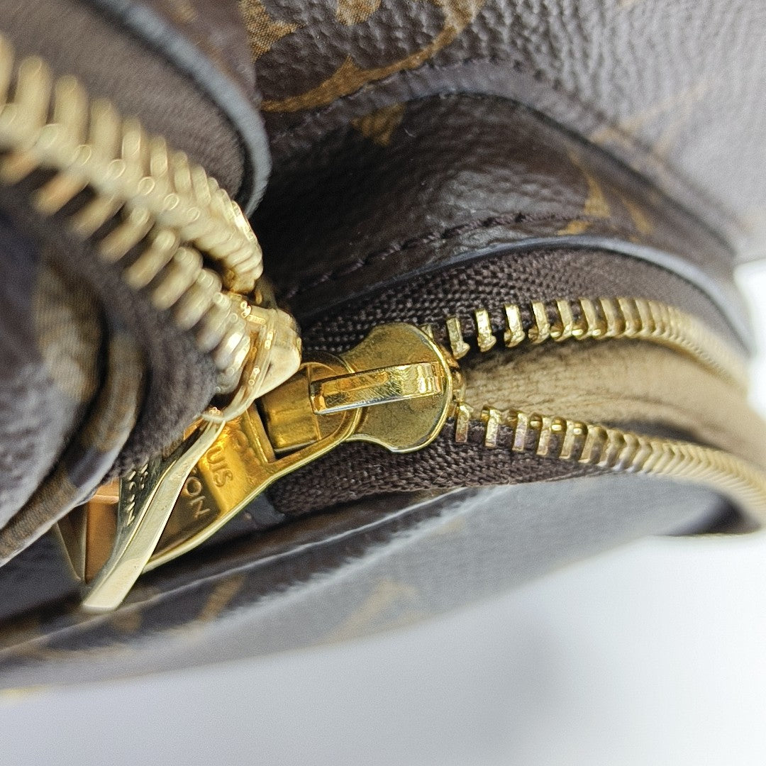 UTILITY Monogram Coated Canvas Brown