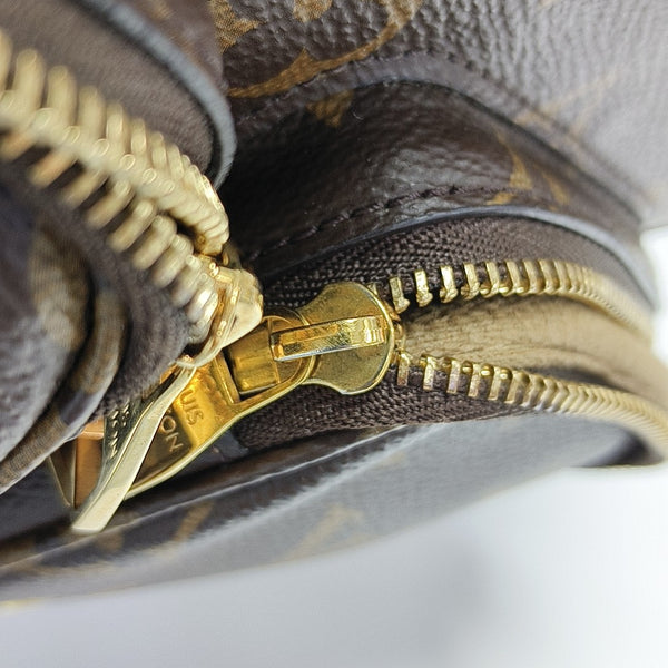 UTILITY Monogram Coated Canvas Brown