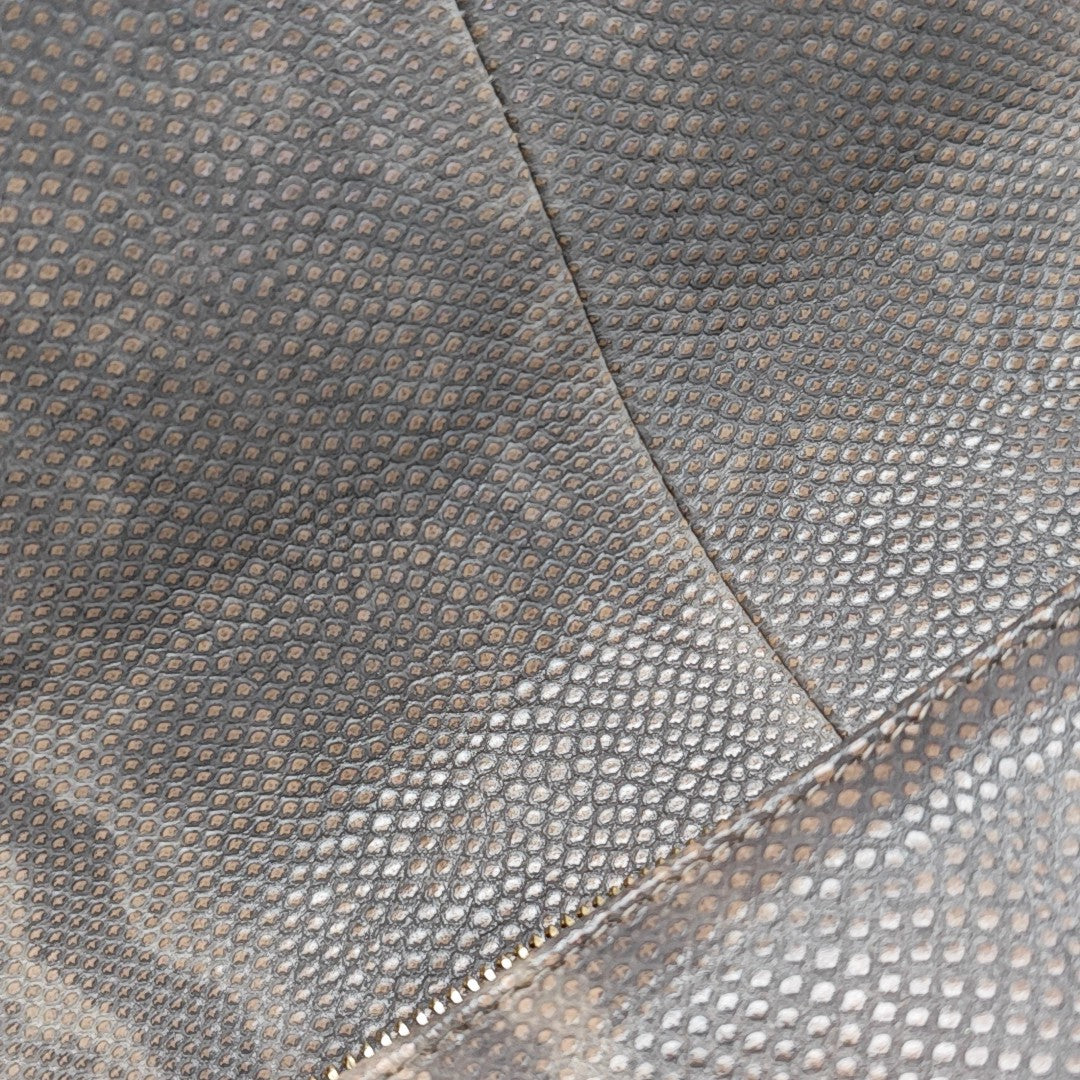 SERPENTI FOREVER Medium Quilted Python Beige