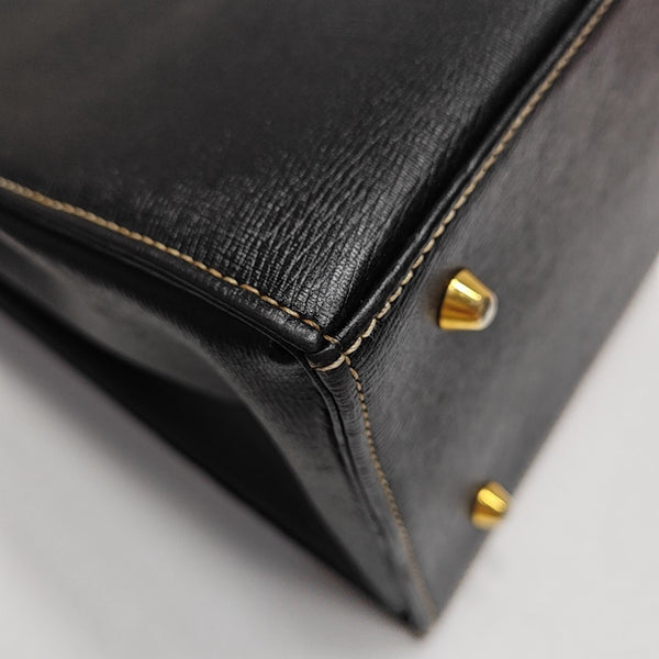 Calfskin Tote Bag Small Black