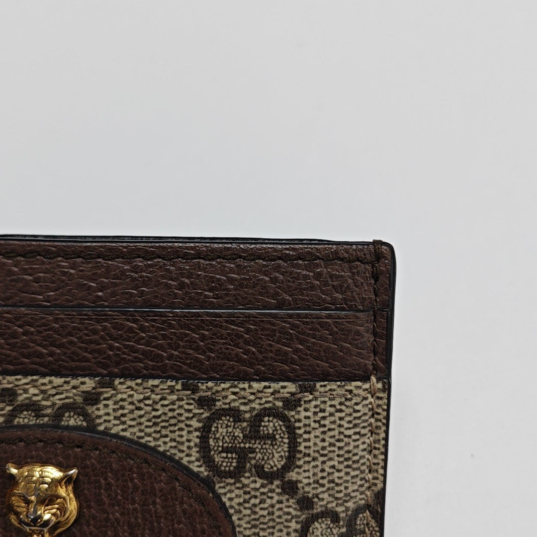 Neo Vintage Monogram Coated Canvas Brown Card Holder