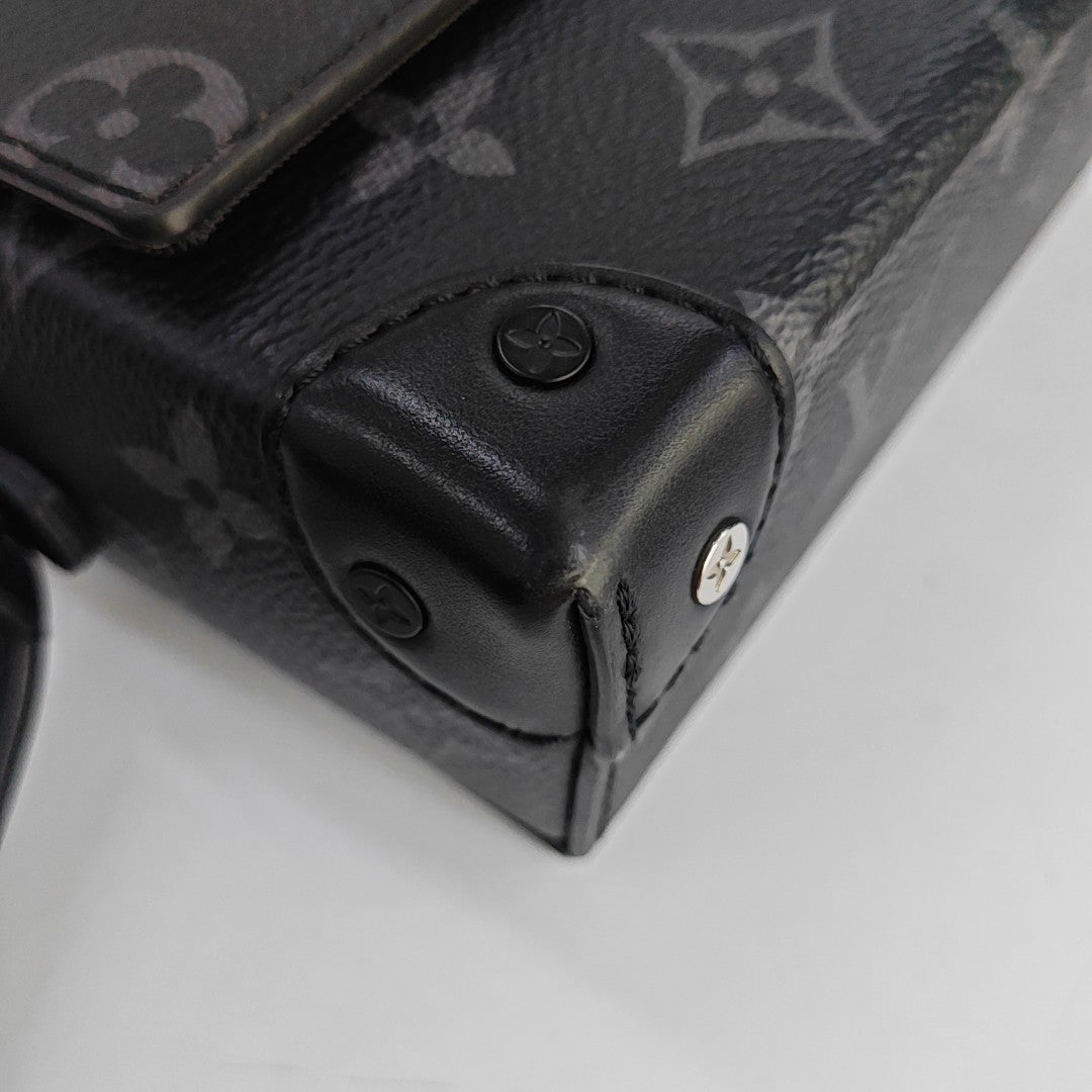 STEAMER Mini Monogram Coated Canvas Black