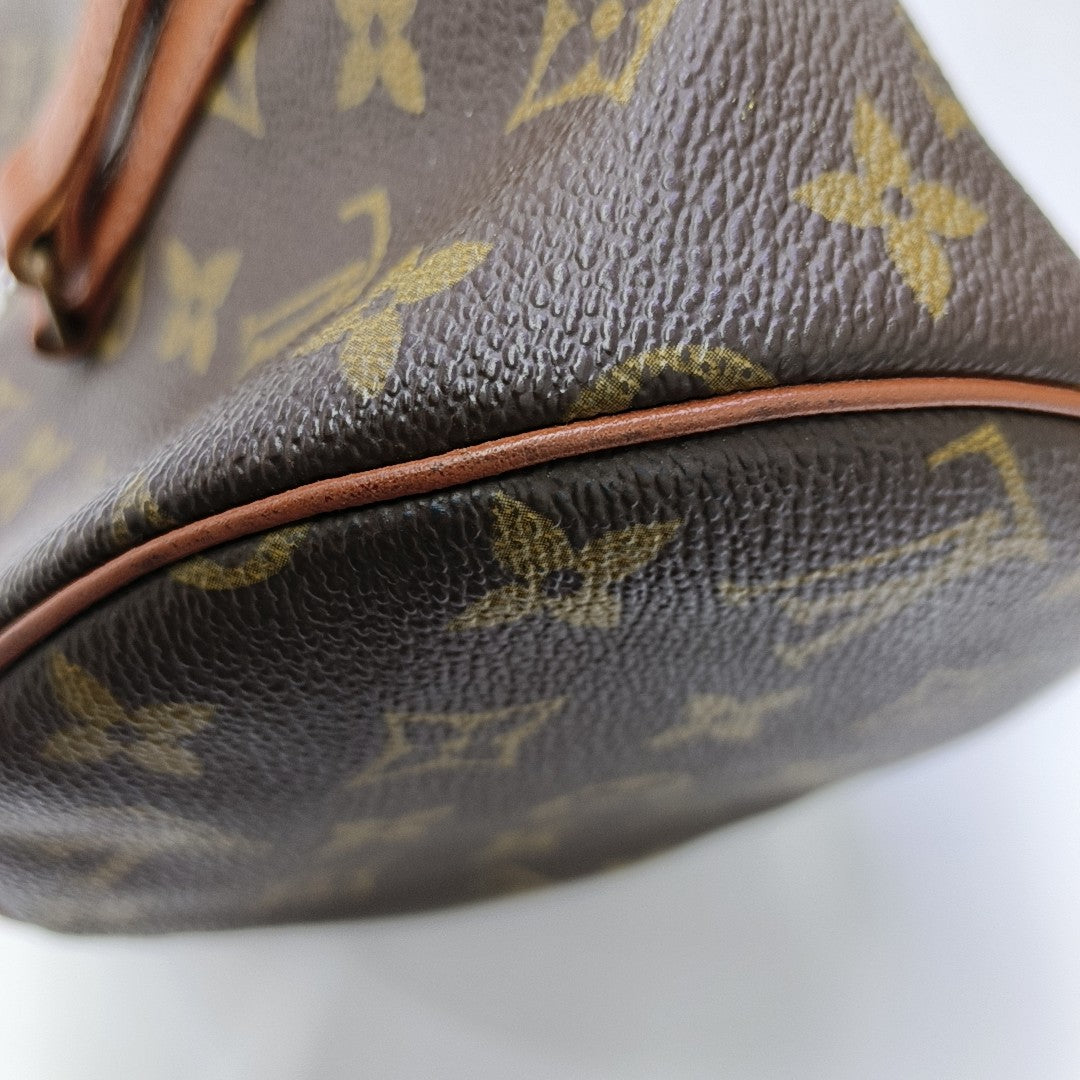 PAPILLON MM Monogram Coated Canvas Brown