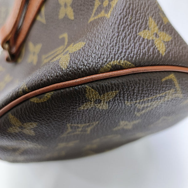 PAPILLON MM Monogram Coated Canvas Brown