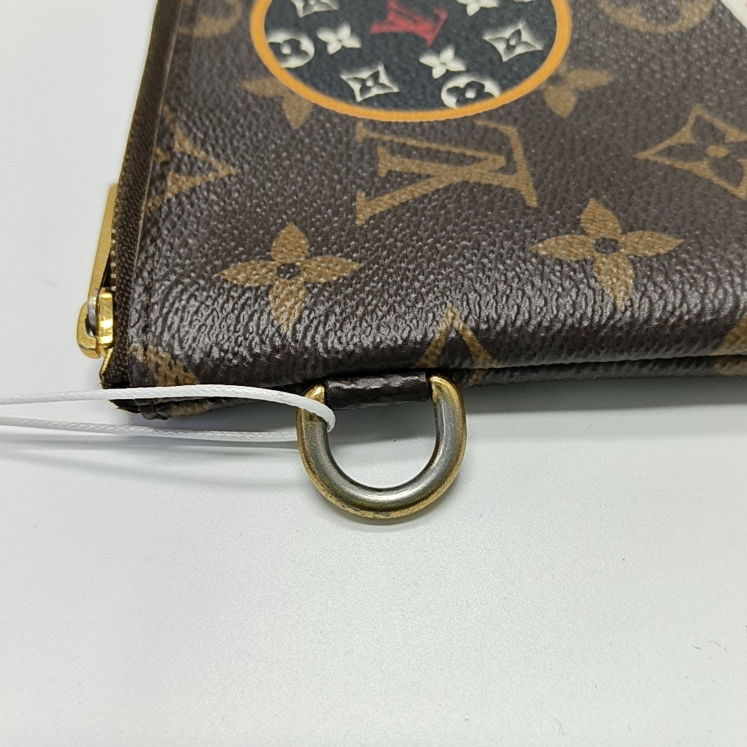CITY Monogram Coated Canvas Brown