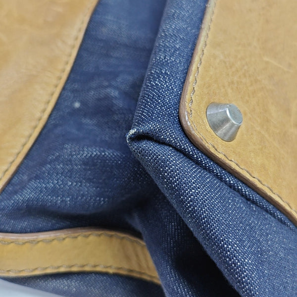 Canvas Top Handle Bag Multicolor