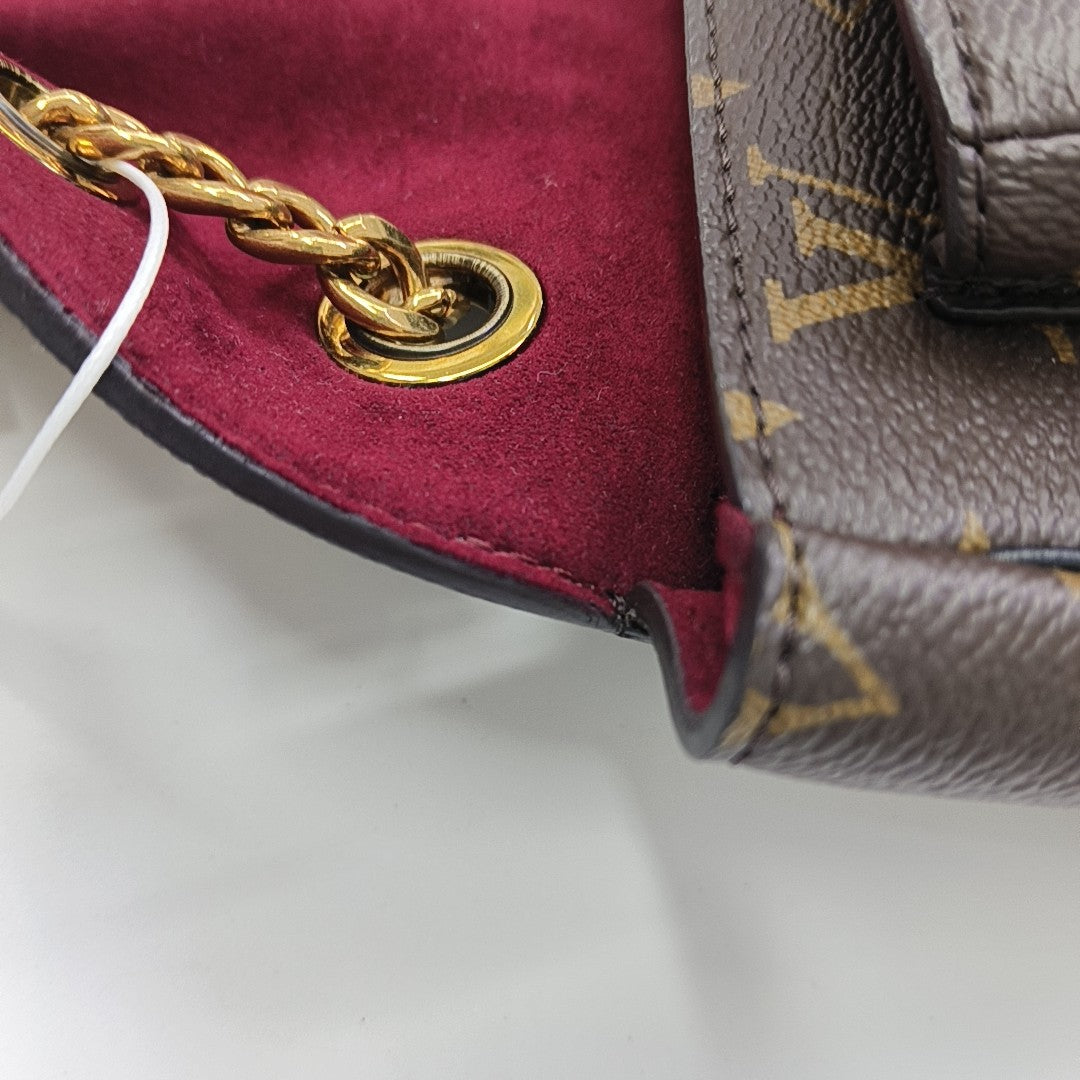 PASSY Monogram Coated Canvas Brown
