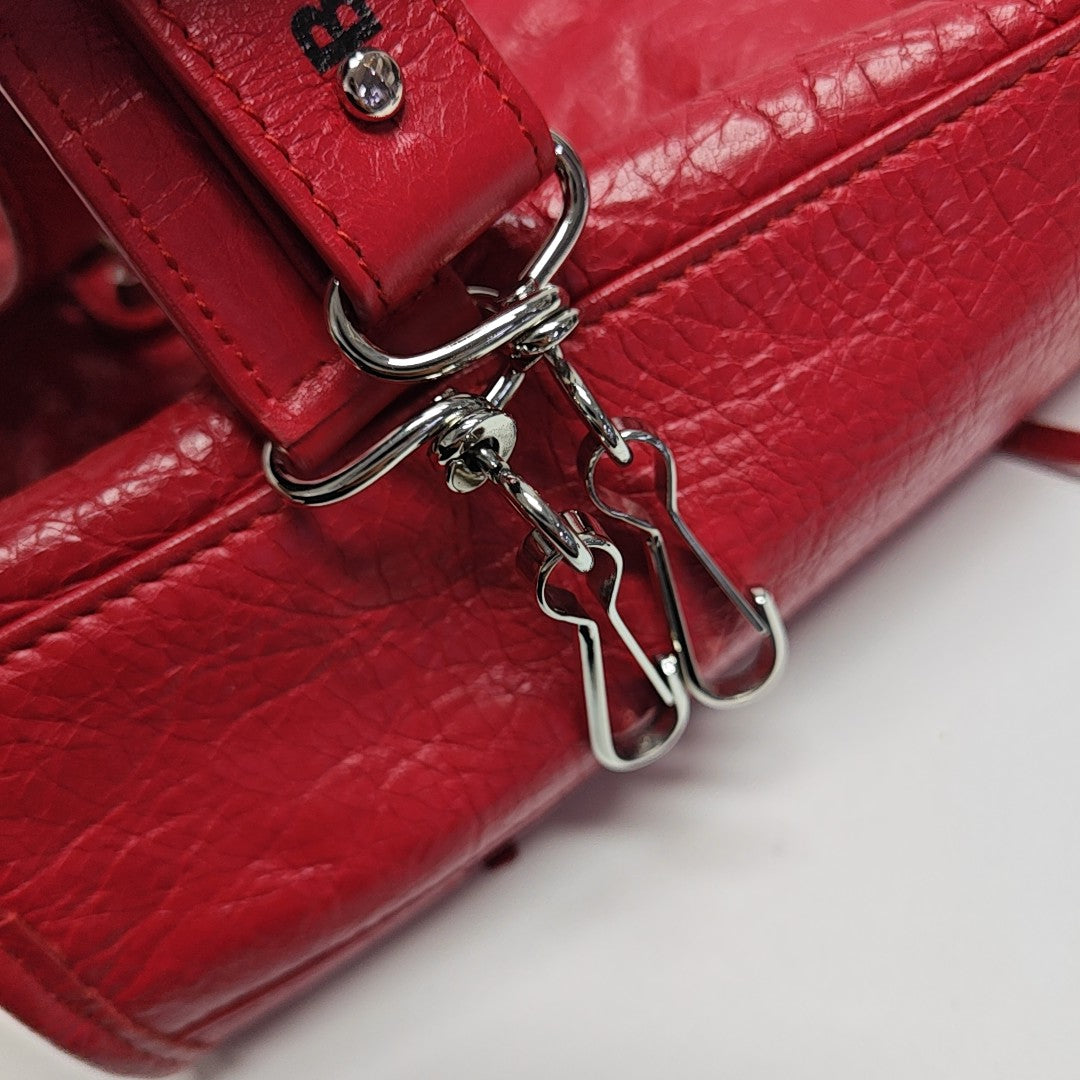 Classic City Mini Lambskin Red