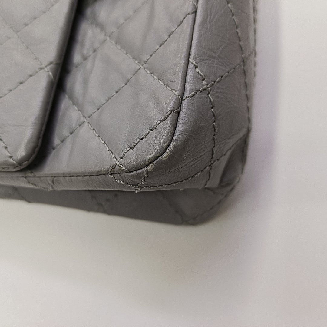 2.55 224 (mini) Quilted Calfskin Gray