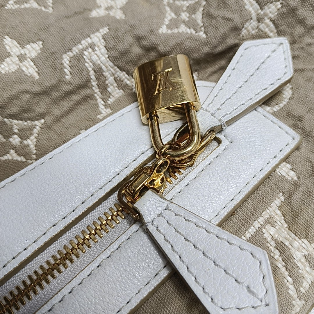 SABBIA BESACE Monogram Canvas Brown