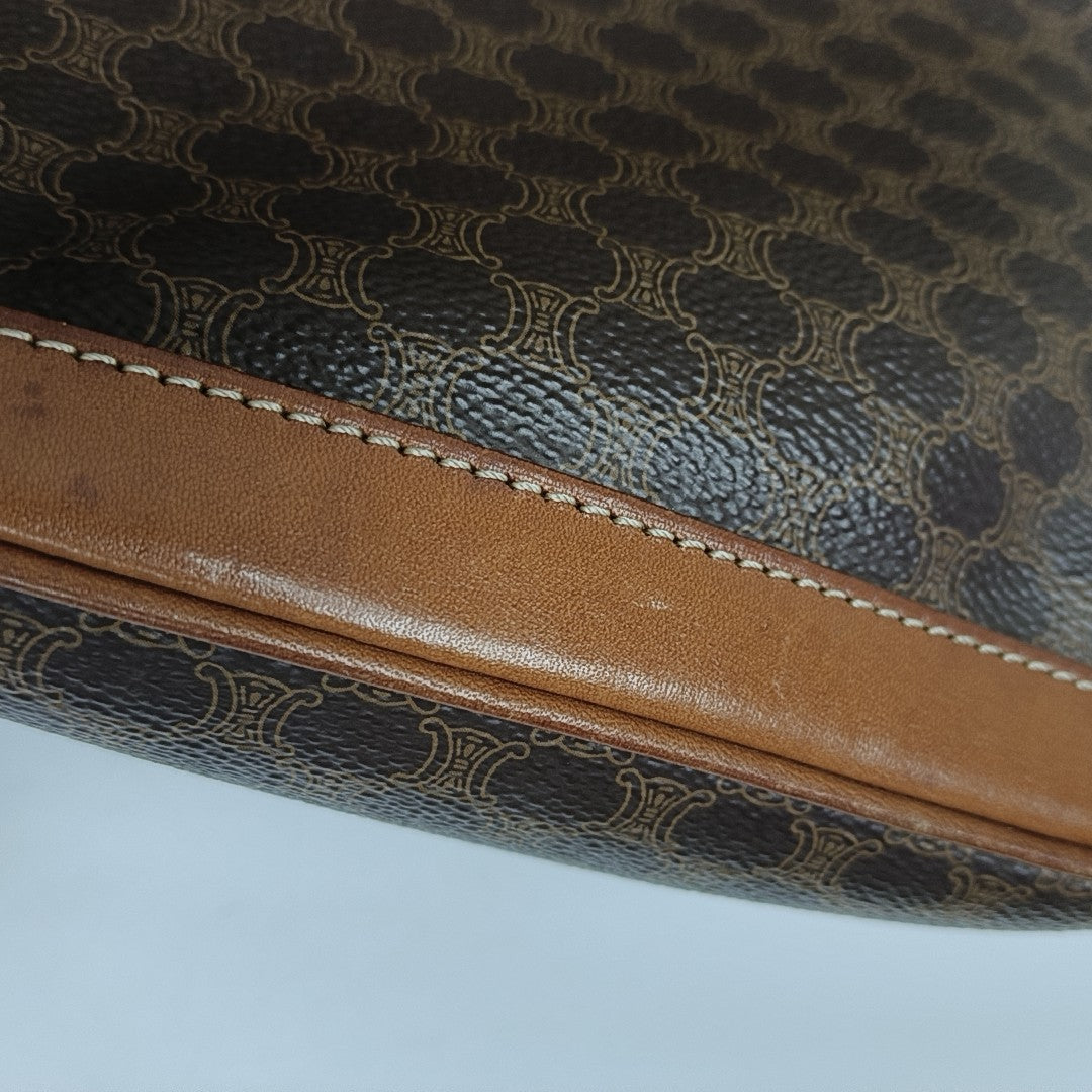 MACADAM BUCKET Coated Canvas Brown