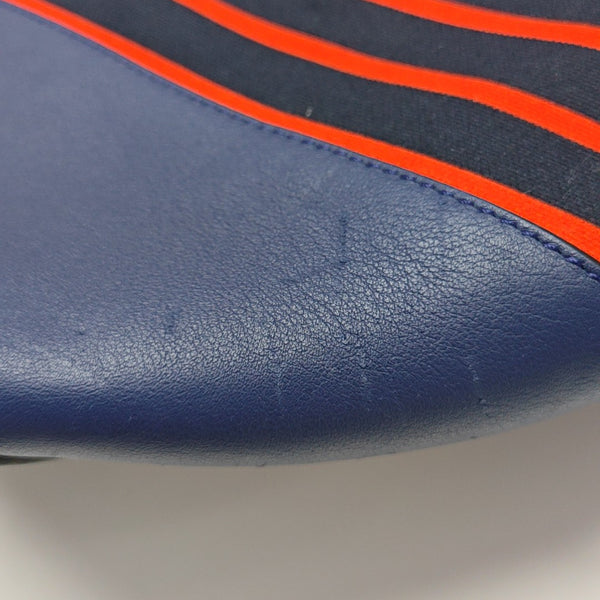 Canvas Top Handle Bag Blue