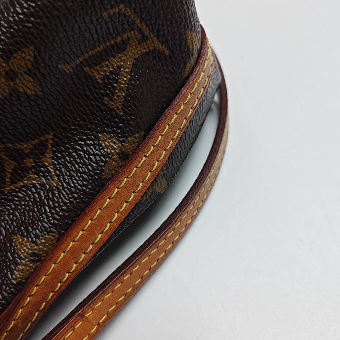 NÉONOÉ Nano Monogram Coated Canvas Brown
