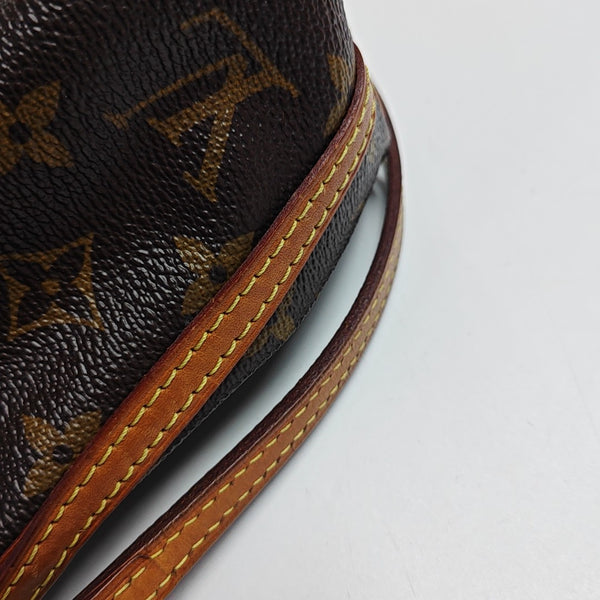 NÉONOÉ Nano Monogram Coated Canvas Brown