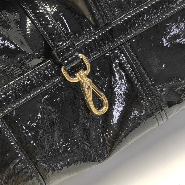 Bonnie Medium Patent Leather Black