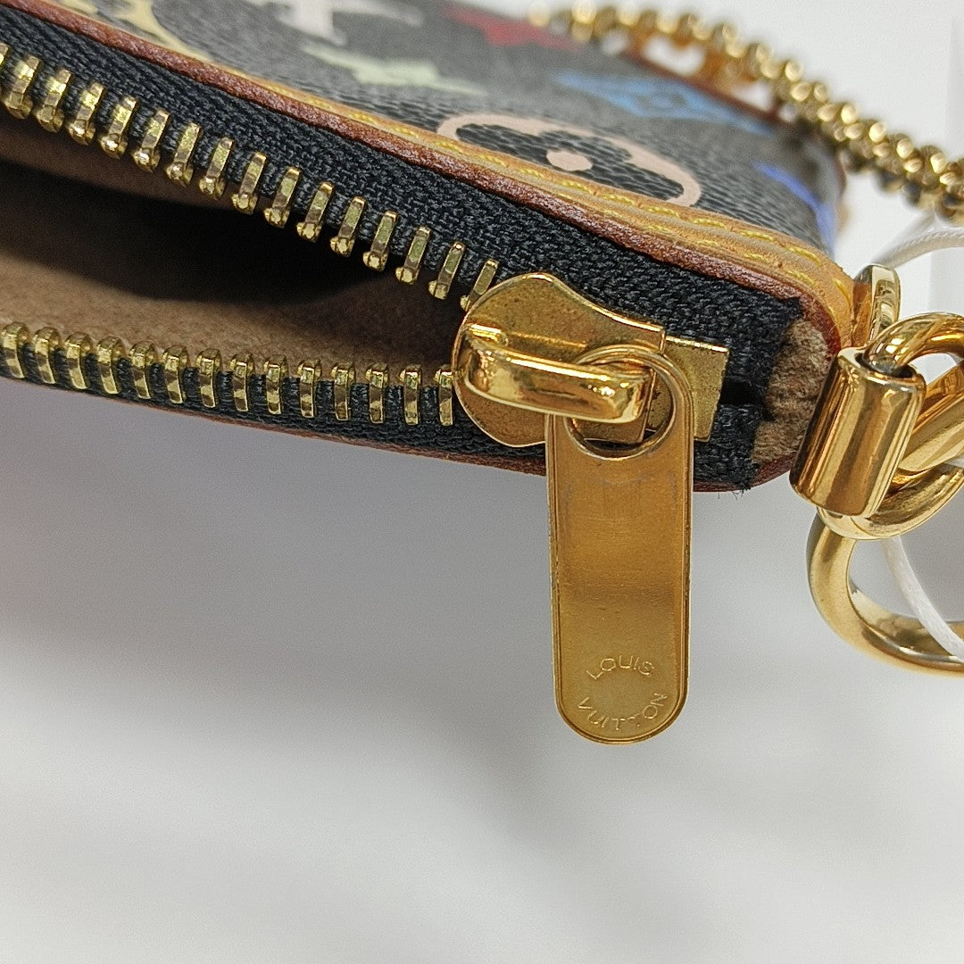 LV × TM VINTAGE MILLA Monogram Coated Canvas Black