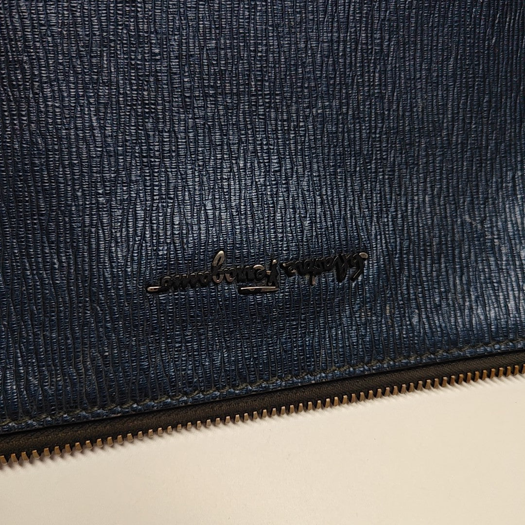 Calfskin Clutch Blue