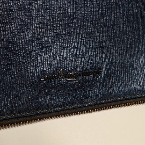 Calfskin Clutch Blue