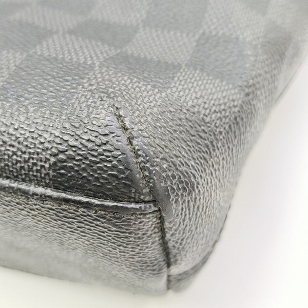 MICK MM Damier Graphite Coated Canvas Gray