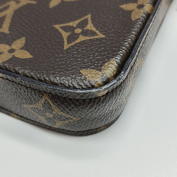 FÉLICIE Monogram Lona Revestida Marrón
