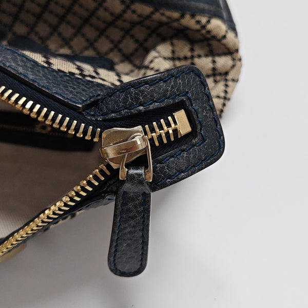Canvas Top Handle Bag Brown