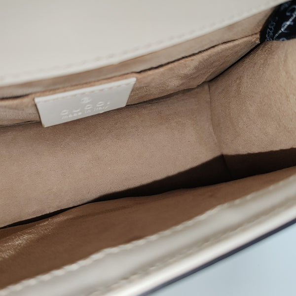 Sylvie Mini Calfskin White