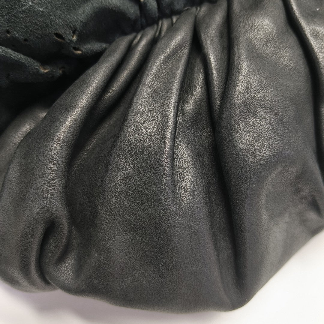 Calfskin Shoulder Bag Black