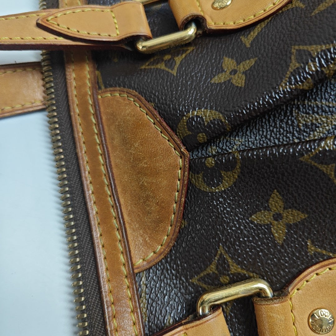 PALERMO PM Monogram Coated Canvas Brown