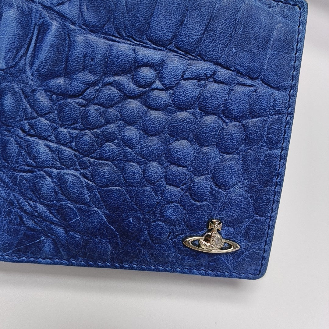 Leather Wallet Blue