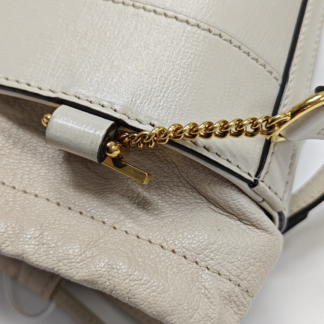 Horsebit 1955 Small Calfskin White