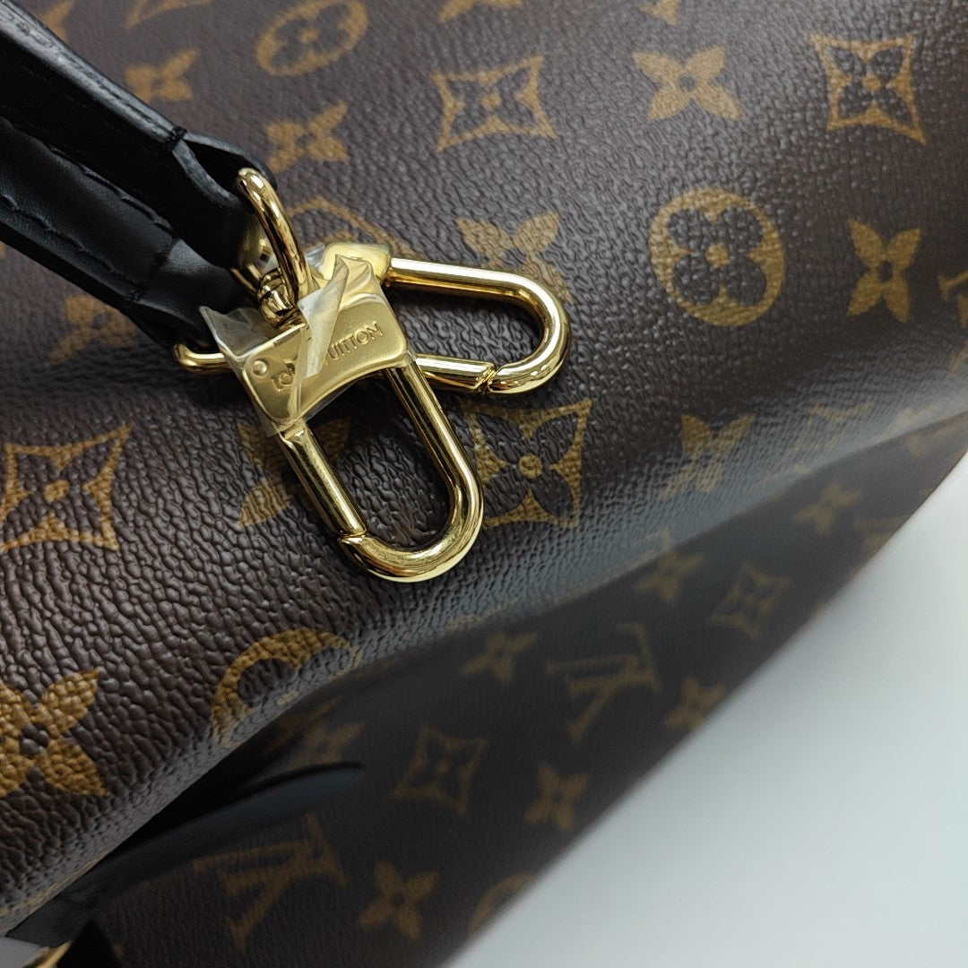 NÉONOÉ MM Monogram Coated Canvas Brown