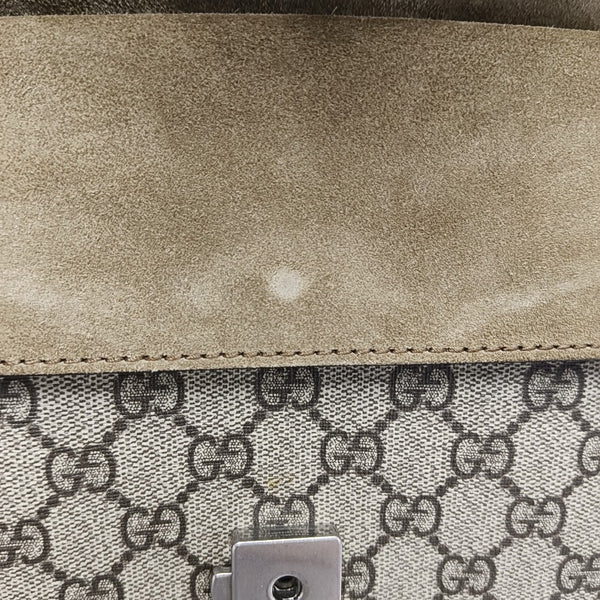 Dionysus Mini Monogram Coated Canvas Beige