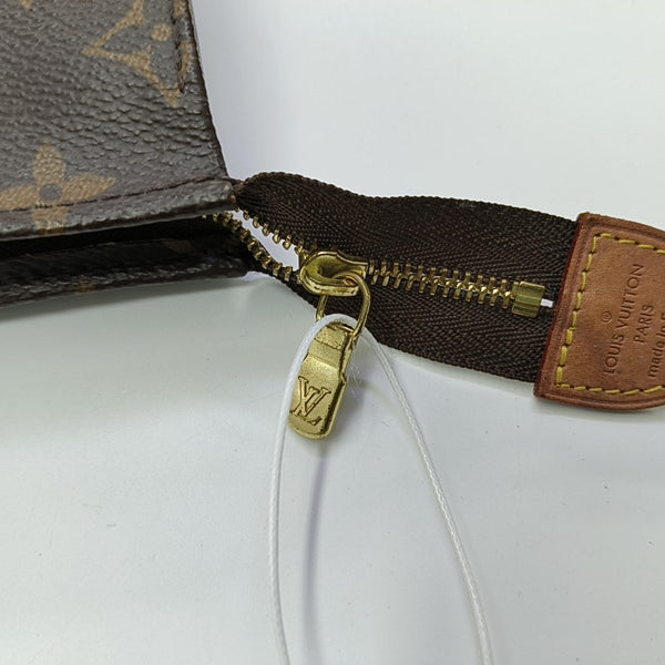 TOILET POCKET 26 Monogram Coated Canvas Brown