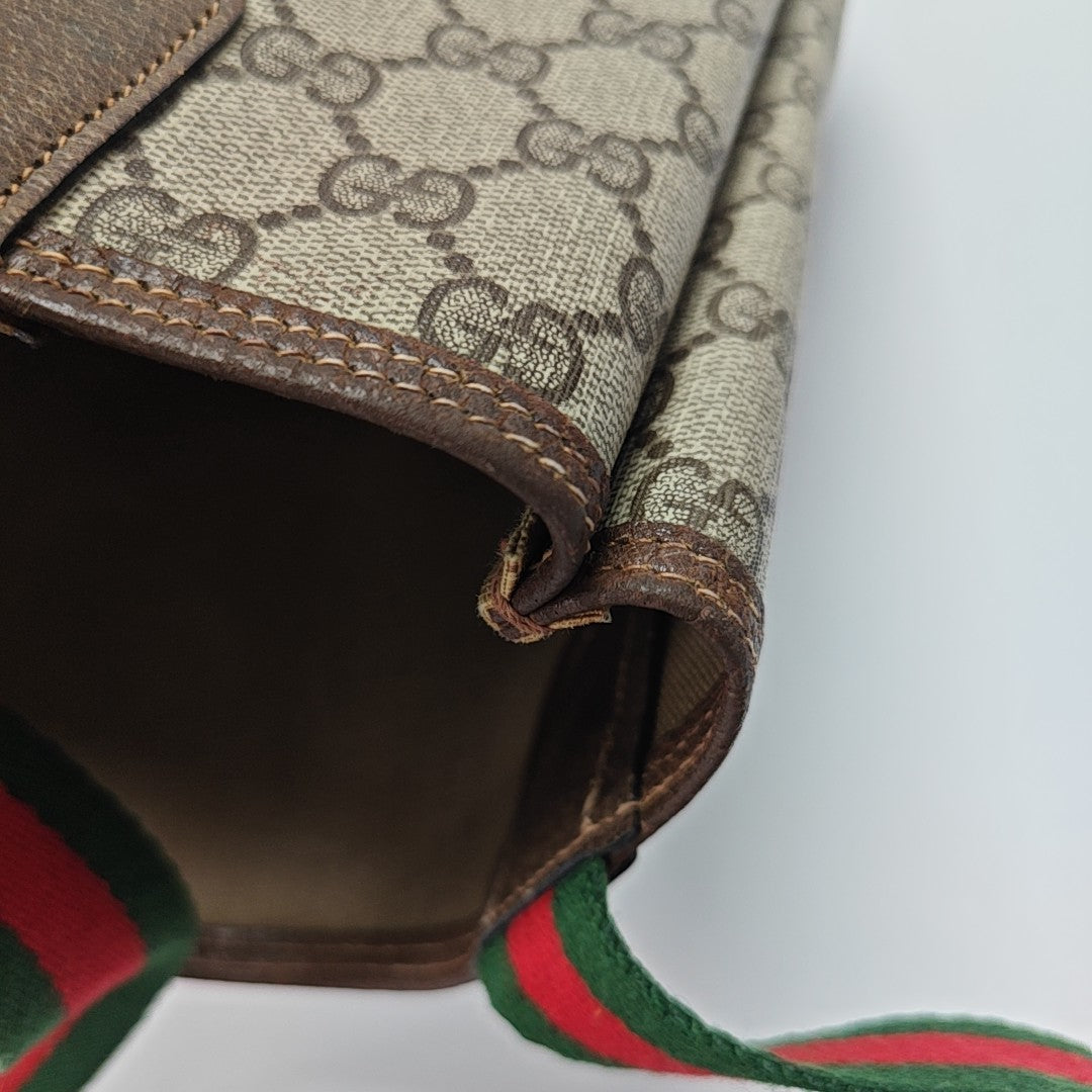 GG Supreme Monogram Coated Canvas Beige