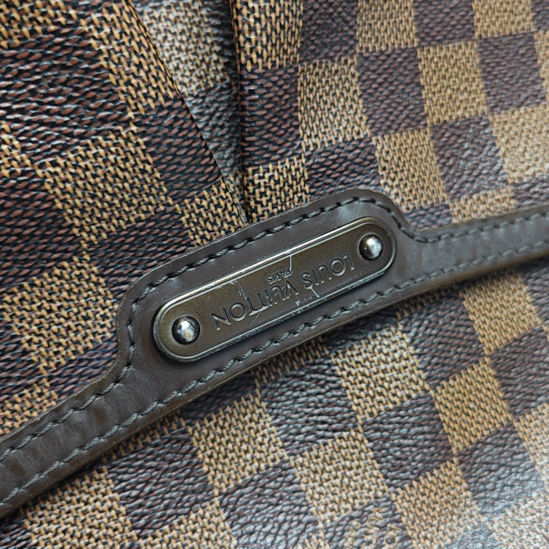 BLOOMSBURY PM Damier Ebene Coated Canvas Brown